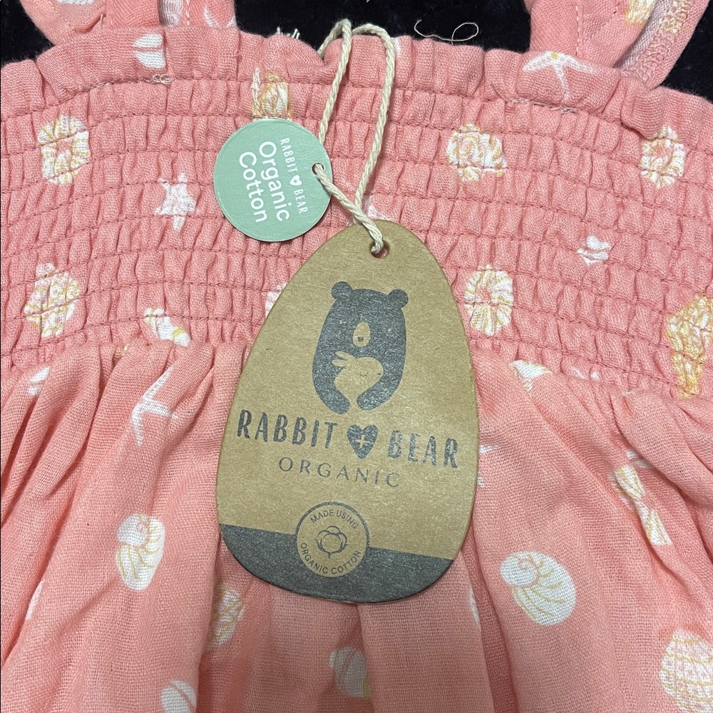 Pink Baby Dress Set with Hat and Bloomers size 12 m